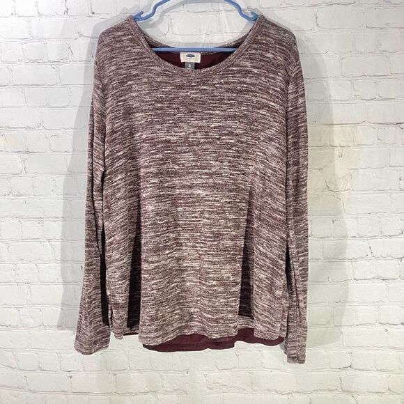 Old Navy Long Sleeve Mesh Open Back - Picture 1 of 6